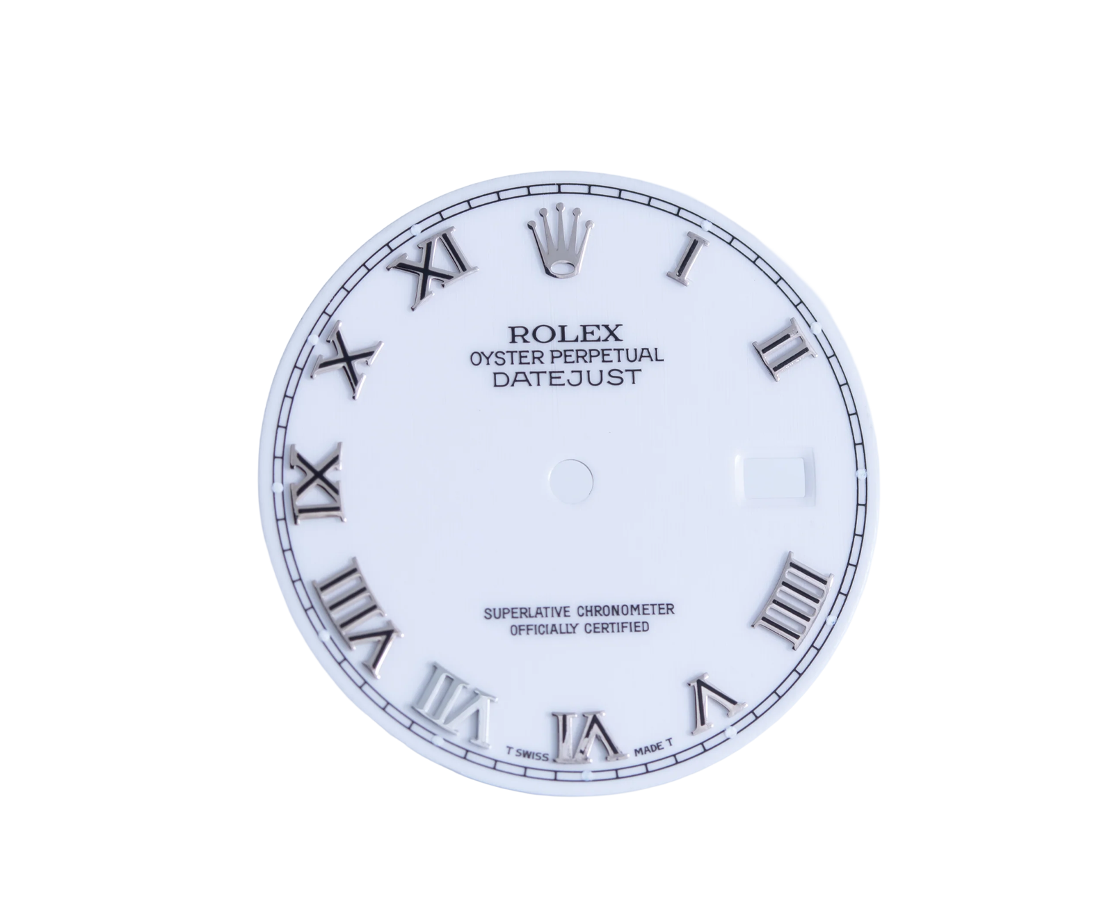 Datejust White Shantung Dial – Roman Numeral Edition