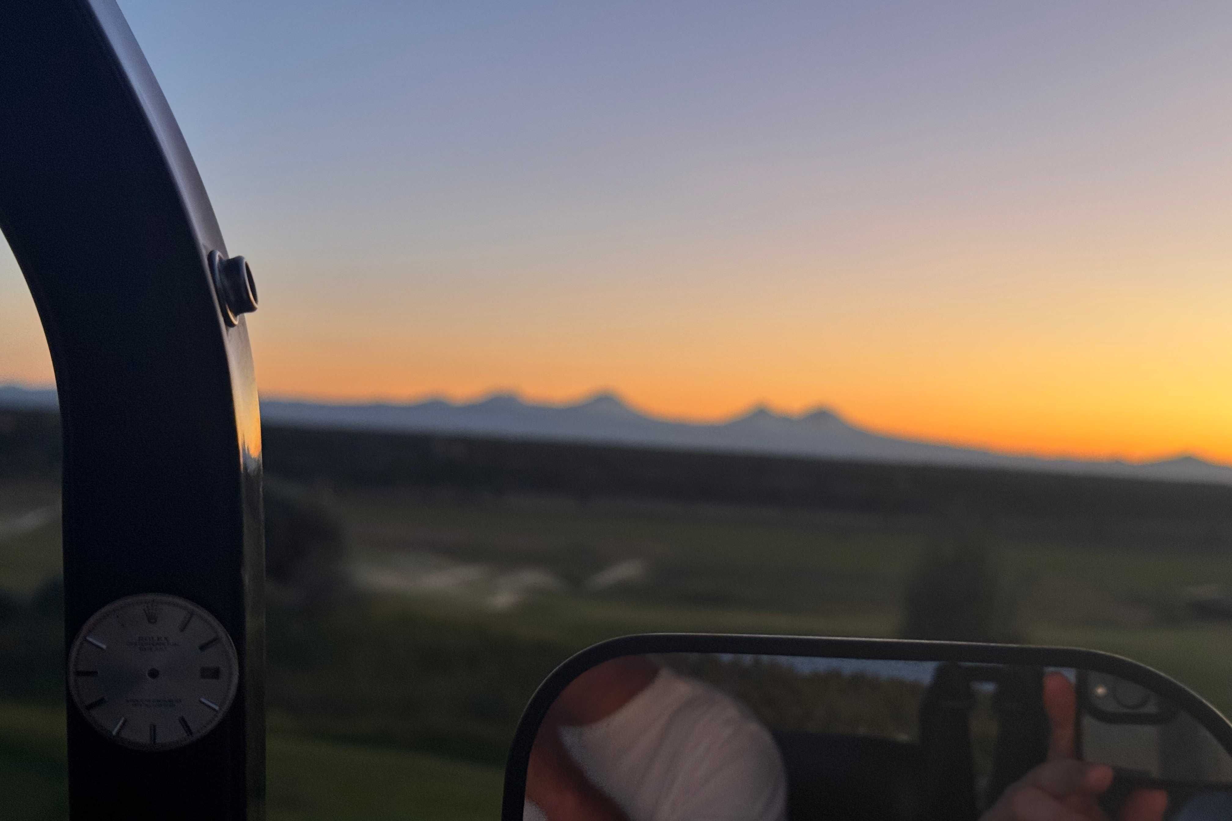 Watch Dial Ball Marker On Golf Cart