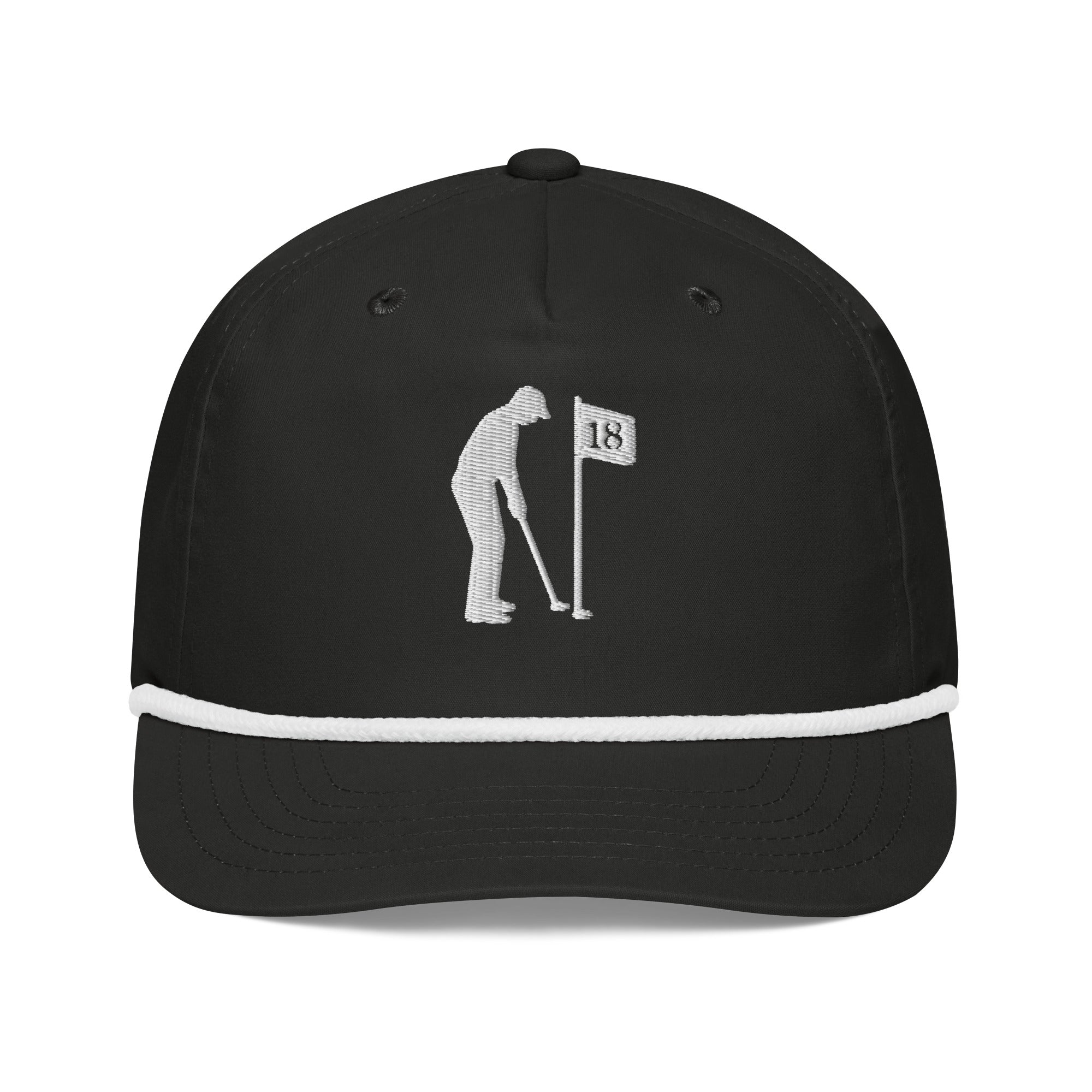 golf-rope-cap-black-white-